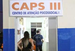 Unidade do Caps em Campo Grande, que atende pacientes com transtornos. (Foto: Arquivo)