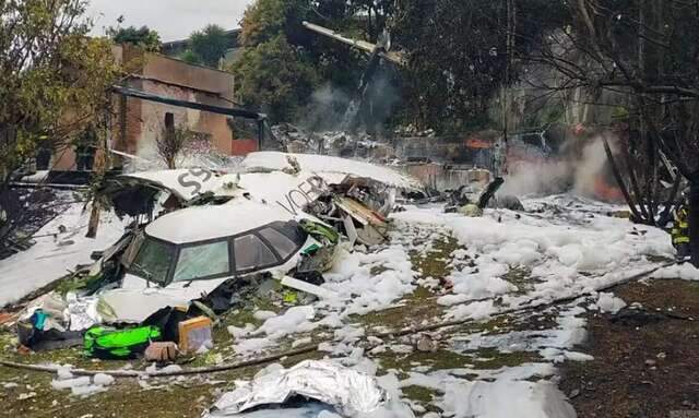 Sem avisar emerg&ecirc;ncia, voo que caiu em SP iniciaria pouso em 1 minuto