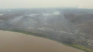 Parque Nacional San Matías, na Bolívia, pega fogo (Foto: Divulgação/IHP)