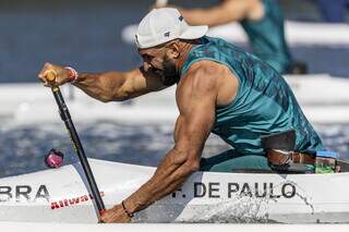 Rufino, o &#34;Cowboy de Aço&#34;, queimou a largada na final e terminou em 5º (Foto: Alessandra Cabral)