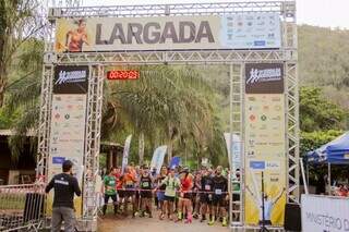 Largada da última edição do Trail Run Serra da Bodoquena (Foto: Divulgação)