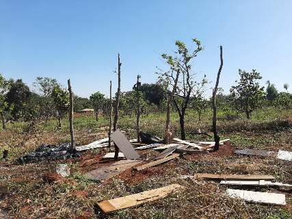 Briga por terreno em área invadida termina com tiro e 3 pessoas presas 