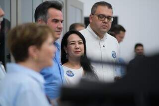 Tereza Cristina, Ciro Nogueira, Keila Miranda e Alan Guedes, hoje em Dourados (Foto: Divulgação)