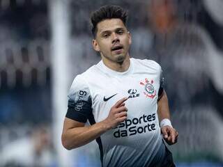 O atacante Angel Romero comemora lance que ampliou o placar na Neo Química Arena. (Foto: Rodrigo Coca/Corinthians)