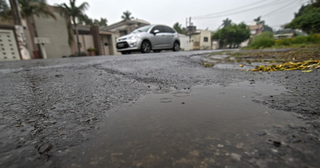 Chuva em Corumbá nesta manhã de sábado (Foto: Anderson Gallo/Diário Corumbaense)