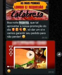 “Nojenta, que tal aproveitar nossa promoção?”, diz pizzaria a cliente