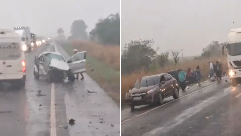 Acidente deixa dois mortos e bloqueia trecho de rodovia