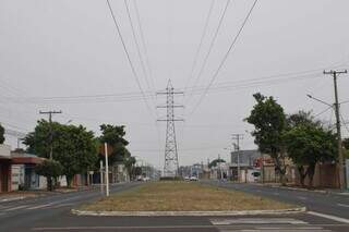 Região do Bairro Tiradentes na manhã deste domingo (Foto: Paulo Francis)