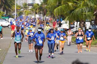 Participantes do circuito de corridas de rua da Caixa (Foto: Divulgação) 