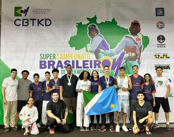 Atletas de MS conquistam oito medalhas em Supercampeonato de Taekwondo 