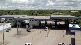 Posto da Receita Federal na fronteira de Corumbá com a Bolívia (Foto: Governo de MS)