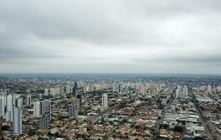 Imagem aérea de Campo Grande (Foto: Arquivo/Osmar Veiga) 