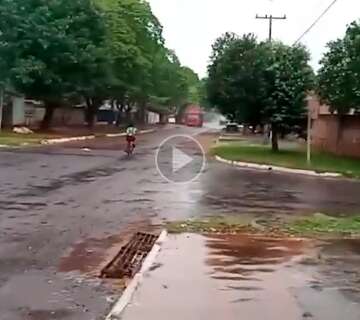 Chuva já chegou na região sul e MS tem alerta de tempestade