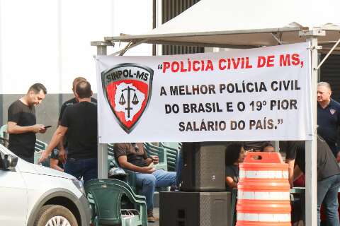 Policiais civis rejeitam proposta estadual e decidem sobre greve semana que vem