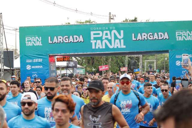 Com 25 mil inscritos, &eacute; dada a largada da Corrida do Pantanal