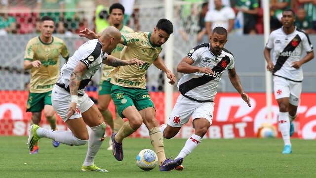 Palmeiras vence o Vasco e assume a vice-lideran&ccedil;a do Brasileir&atilde;o