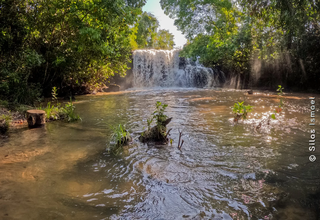 Cachoeiras integram parte turística de Paraíso das Águas. (Foto: Silas Ismael/Rota Cerrado Pantanal)