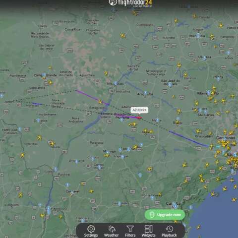 Sem condi&ccedil;&otilde;es de pousar em Corumb&aacute;, fuma&ccedil;a faz avi&atilde;o desviar rota para Bonito 