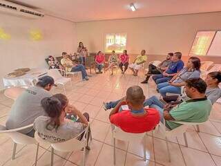 Roda de conversa foi pensada como forma de prevenção. (Foto: Marcos Maluf)