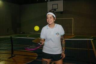 Nana conta sobre como foi impulsionada pelo pickleball. (Foto: Paulo Francis)