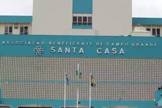 Fachada da Santa Casa, localizada na região central de Campo Grande (Foto: Marcos Maluf)