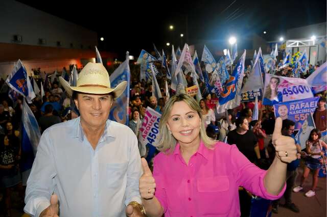 Gerolina Alves &eacute; reeleita prefeita de &Aacute;gua Clara com 74,82% dos votos