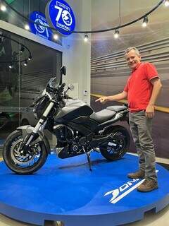 Fabricante de motos Indiana Bajaj inaugura concession&aacute;ria em Campo Grande