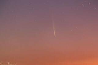 Fotógrafo registra cometa C/2023 A3 nos céus de Fátima do Sul, em Mato Grosso do Sul (Foto: Geone Bernardo)