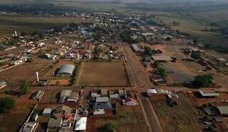 Vista aéra do município de Paraíso das Águas (Foto: Divulgação/Governo do Estado)