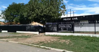 Fachada da delegacia de Polícia Civil de Porto Murtinho (Foto: divulgação) 