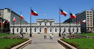 Palácio de La Moneda, a sede do governo chileno, uma das atrações turísticas em Santiago (Foto: Reprodução)