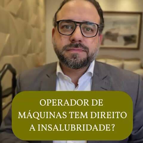 Operador de Máquinas: quando deve receber Insalubridade!