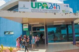 UPA Universitário, em Camo Grande, onde a vítima foi atendida. (Foto: Divulgação)