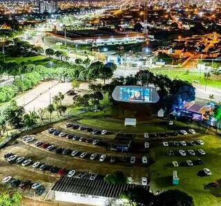 Come&ccedil;am obras para Autocine virar espa&ccedil;o de show com caf&eacute; e livraria 