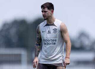 Argentino Rodrigo Garro em treino no Timão (Foto: Rodrigo Coca/Agência Corinthians)