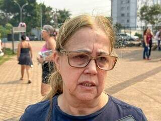 Maria Aparecida Lima foi até o Parque do Sóter para fazer a mamografia (Foto: Marcos Maluf)