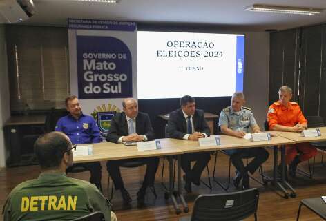 Segurança nas eleições terá apoio de quatro aeronaves e 2.717 policiais  