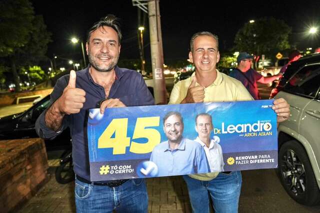 Vereador Leandro Fedossi &eacute; eleito prefeito de Nova Andradina com 47% dos votos