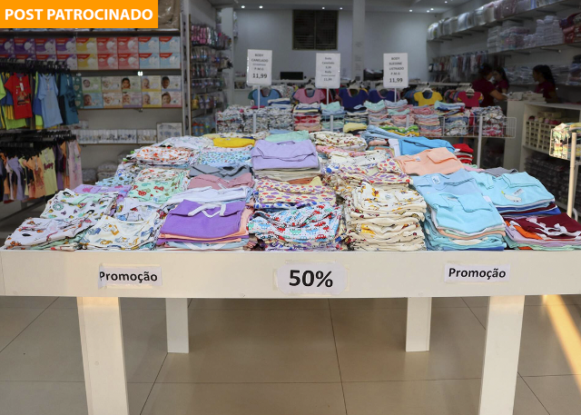 Loja vai zerar estoque de 20 mil roupas infantis de R$ 2,99 até R$ 9,99