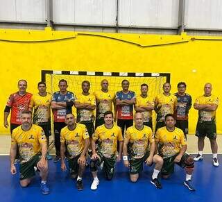 Equipe de handebol que conseguiu a medalha de bronze no ano passado (Foto: Divulgação) 