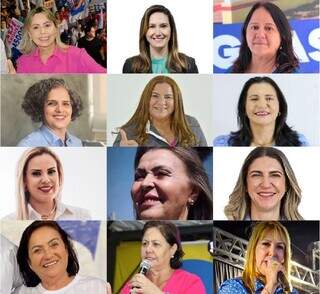 De cima para baixo: Gerolina da Silva Alves; Elaine Aparecida Soligo; Wanderléia Duarte Caravina; Maria Girleide Rovari; Marcia Regina do Amaral Schio; Maria Lourdes Portugal; Niagara Patricia Gauto Kraievski; Nair Brant; Fabiana Maria Lourenci; Cileide Cabral da Silva Brito; Rosaria de Fátima Ivantes Lucca Andrade; Maria Clarice Ewerling. (Foto: Arte Thiago Mendes)