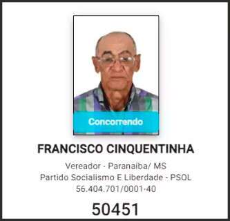 Francisco Cinquentinha e mais dois s&atilde;o presos por compra de voto 