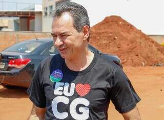 Marquinhos Trad quando lançou a candidatura a vereador, pelo PDT (Foto: Juliano Almeida)