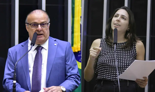 Paulinho e Natalia, durante atividade parlamentar. (Foto: Arquivo/Câmara dos Deputados)