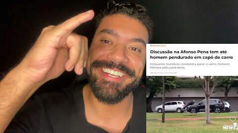 História do homem no capô do carro é uma triste fofoca incompleta