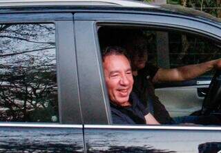 Deputado estadual, Gerson Claro, presidente da Assembleia Legislativa, saindo do Parque dos Poderes. (Foto: Juliano Almeida)