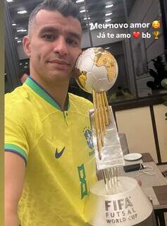 Story de Marcênio publicado no Instagram neste domingo (Foto: Reprodução)