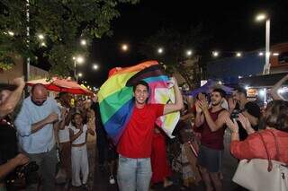 Jean Ferreira (PT), após apuração dos votos em Campo Grande (Foto: Paulo Francis)