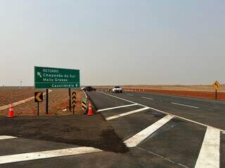 Contorno viário em Chapadão do Sul, a 331 km de Campo Grande. (Foto: Vinicius Echeverria)