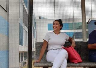 Karine Moreira Borges, estudante de fisioterapia em Campo Grande (Foto: Osmar Veiga)